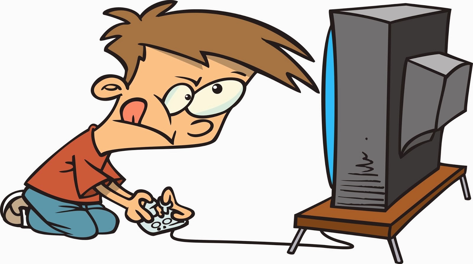 play computer games
